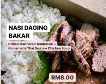 Panda Glamor Delight Nasi Daging Bakar